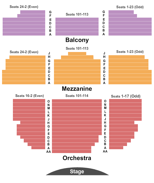 Lyceum Theatre Oh Mary! Seating Chart